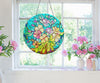 Floral Stained  Suncatcher