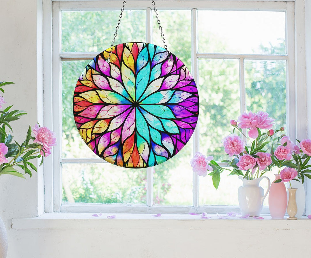 Purple Lotus Suncatcher Decor Sun Catcher for Window | Myphotostation
