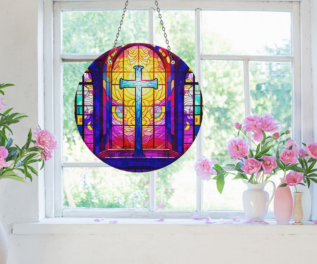 Christian Suncatcher Decor Brighten Any Space with Glass Suncatchers | Myphotostation
