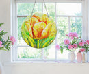 Yellow Flower Suncatcher Decor