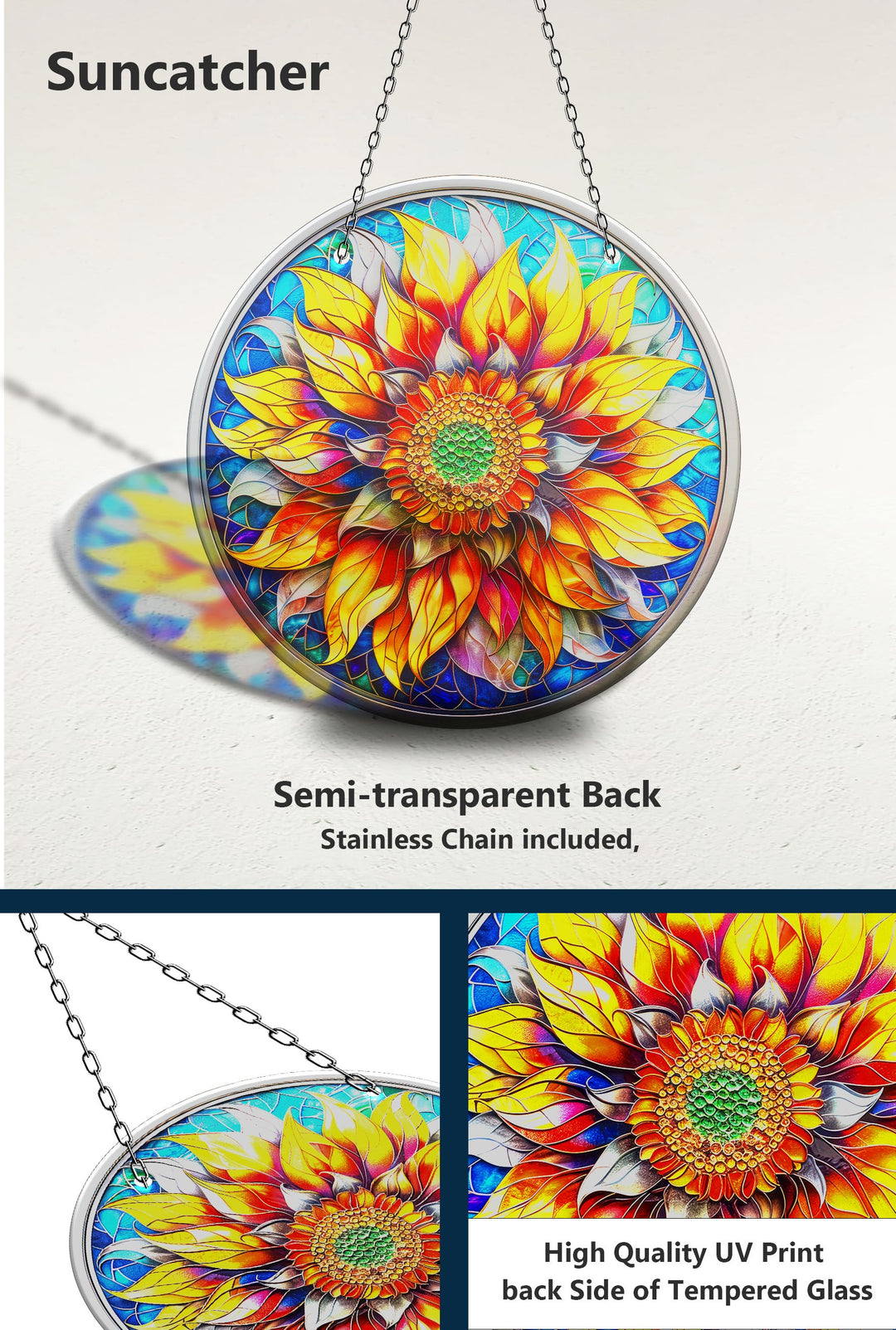 Sunflower Decor Suncatcher