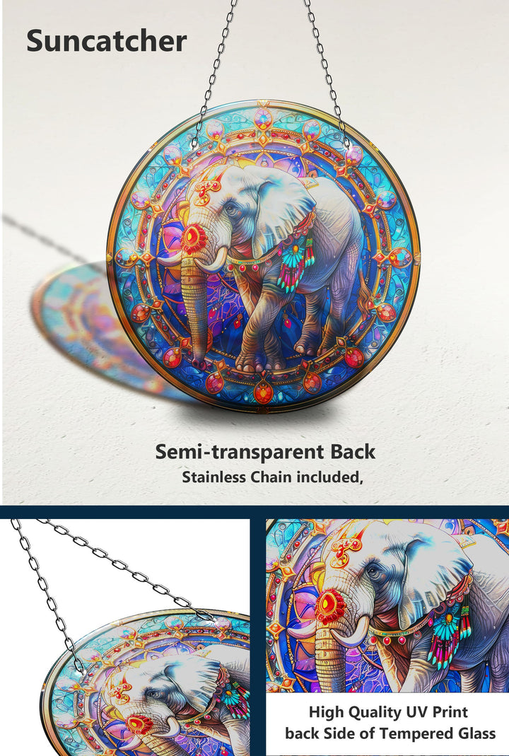 Indian Elephant Suncatcher