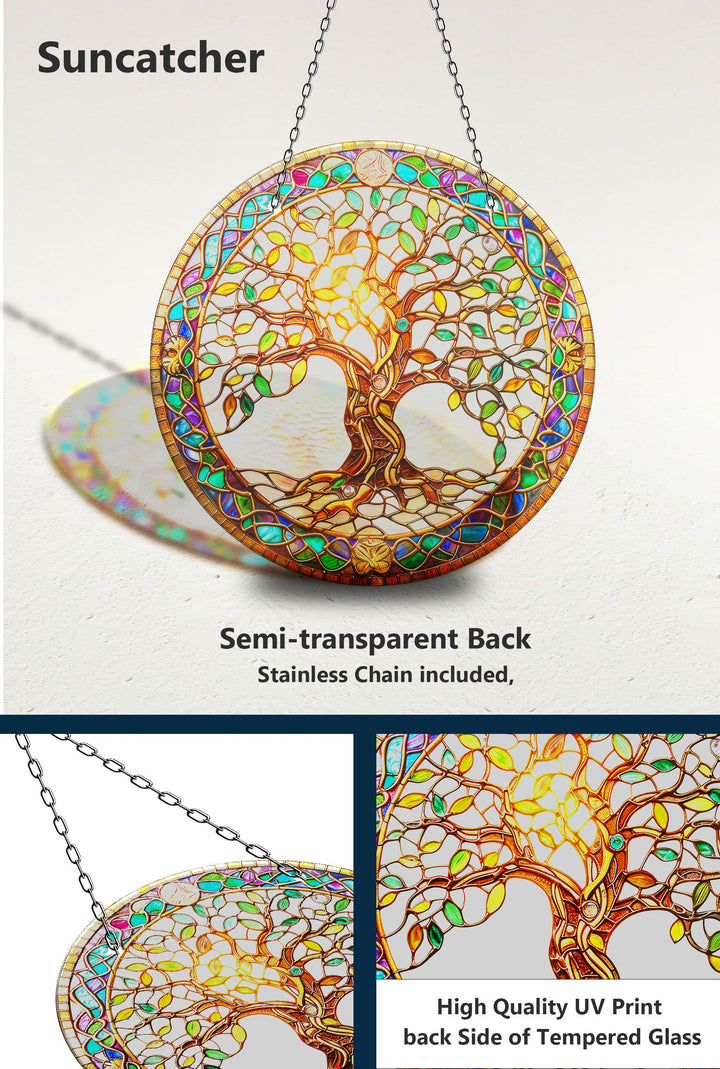 Life of tree Shiny Suncatcher Decor