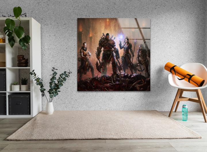 Diablo Immortal Glass Wall Art