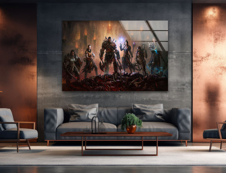 Diablo Immortal Glass Wall Art