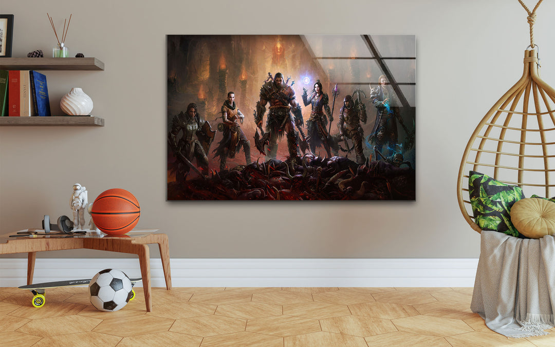 Diablo Immortal Glass Wall Art