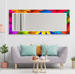 Stained Tempered Glass Wall Mirror