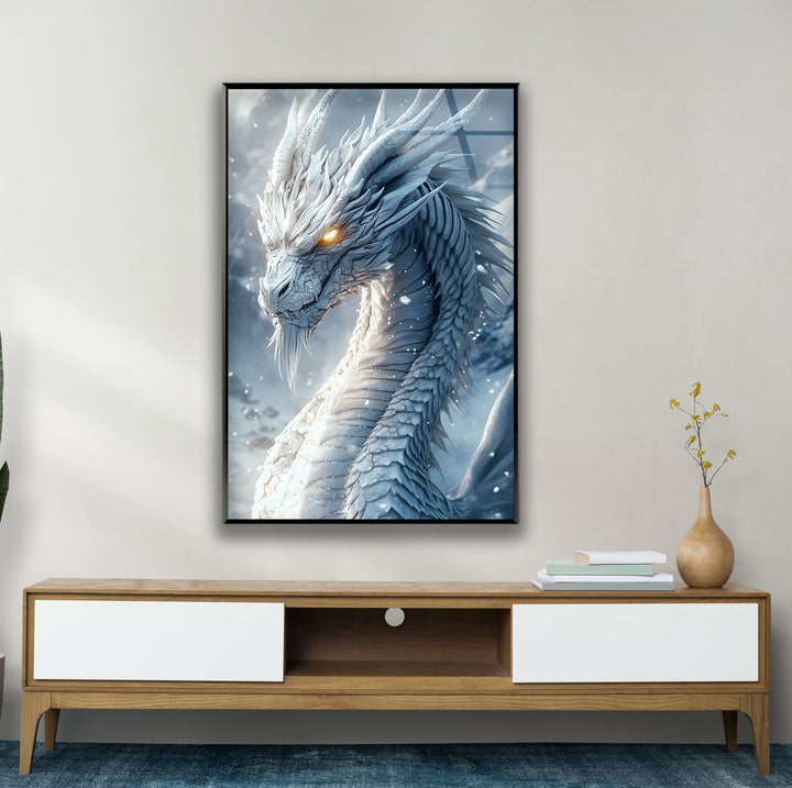 Elegant and powerful dragon fantasy artwork with realistic textures.
