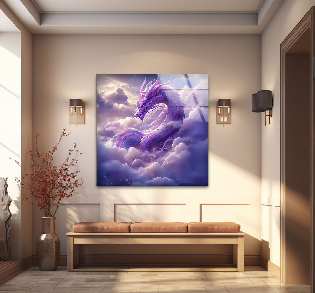 Purple Dragon: A mystical purple dragon soaring in the sky, adding elegance and magic to your decor.
