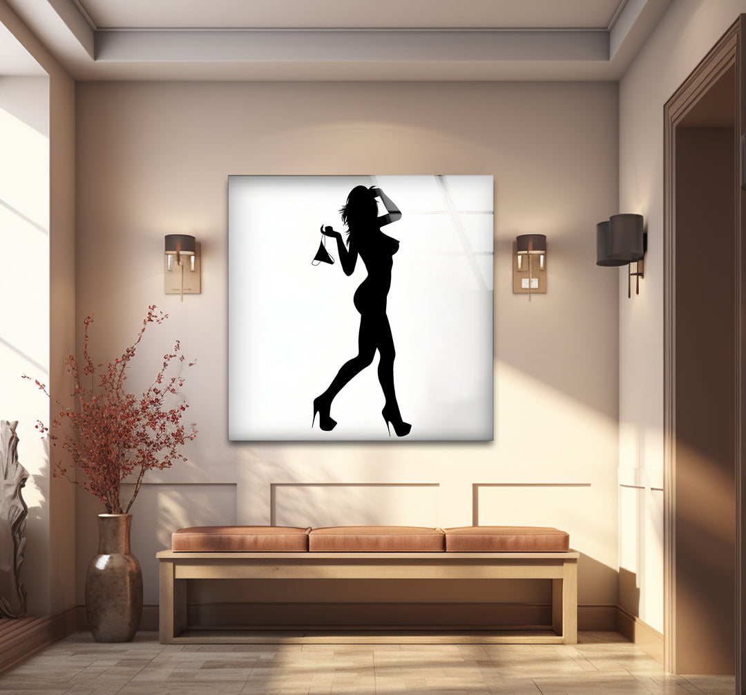 Erotic artwork combining nude art and sexual drawings for bold decor
