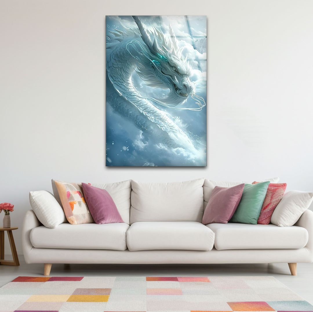 White Dragon: A graceful dragon in flight, perfect for adding a mystical touch to your home.
