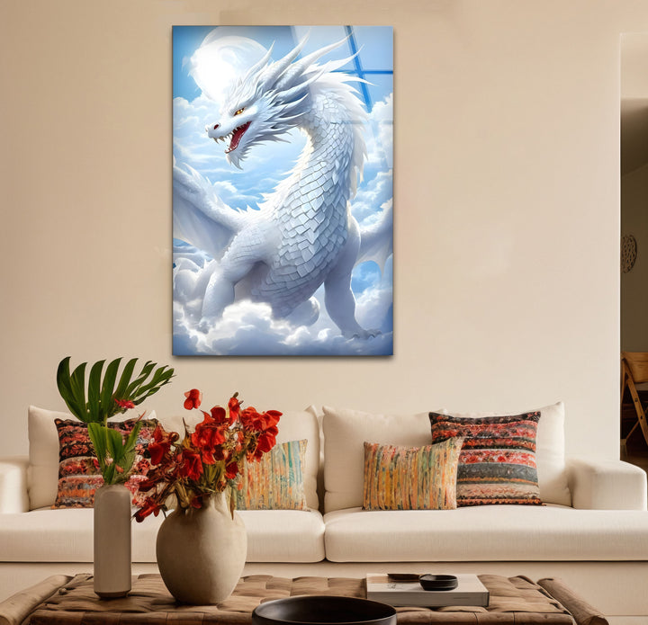 White Dragon: A mystical dragon bringing serenity and power to your decor.
