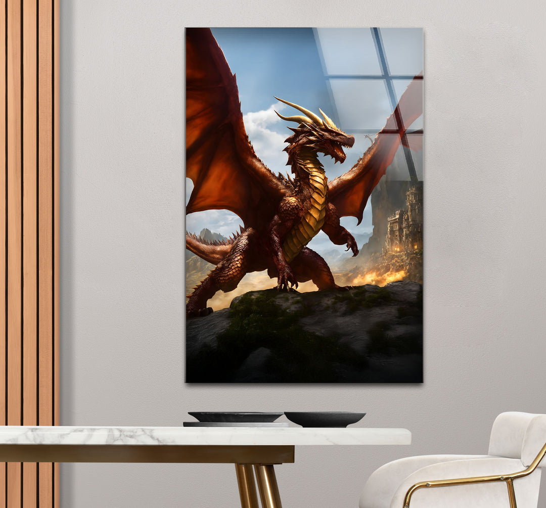 Red Dragon: A fiery dragon design to bring mythical strength and beauty to your home.
