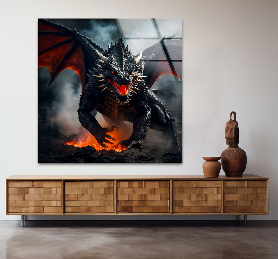 Majestic Dragon: The fiery presence of a dragon, ideal for those who love bold fantasy art.
