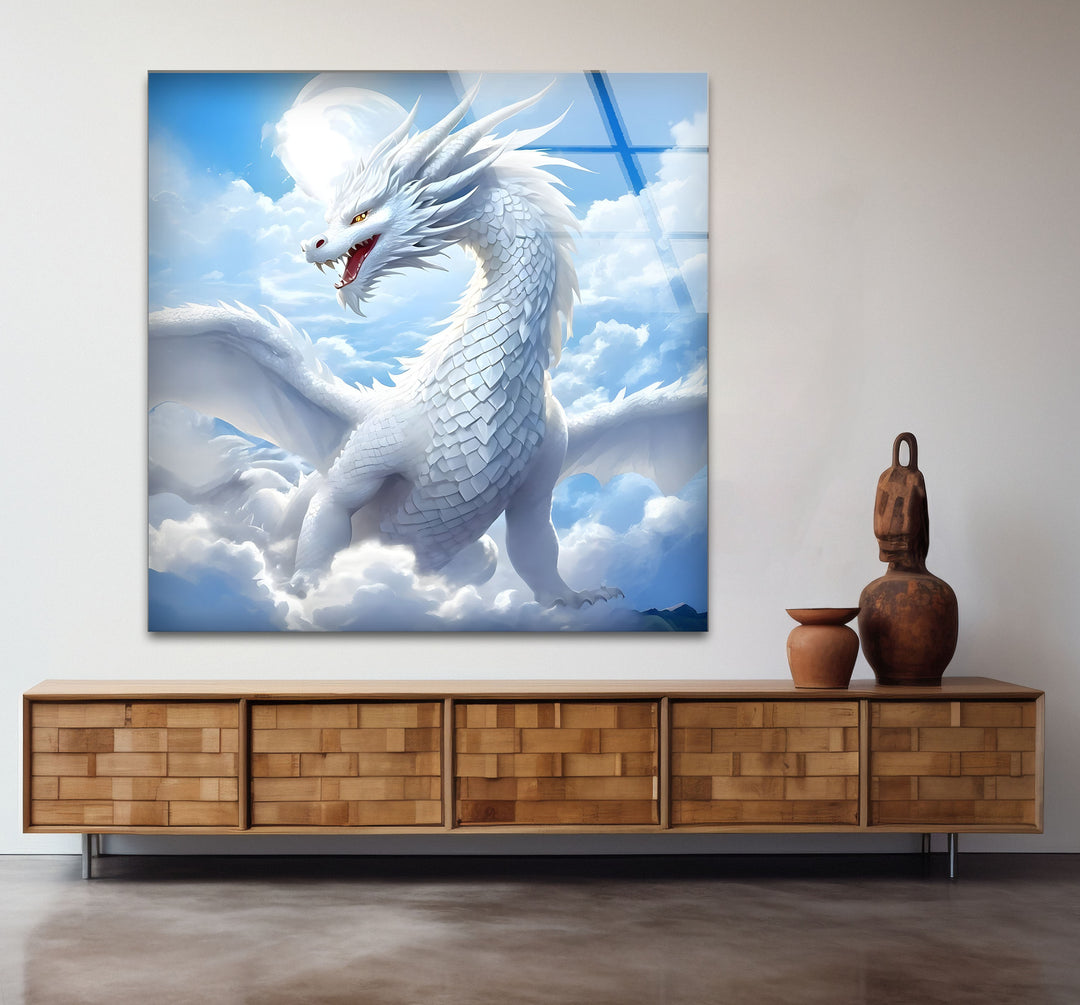 White Dragon: Elegant and serene, this dragon adds magic to your space.
