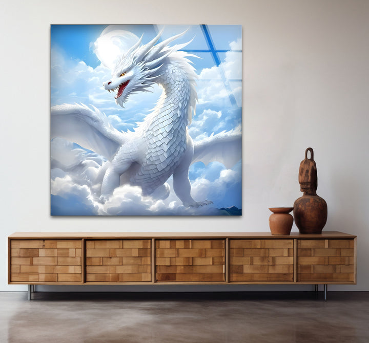 White Dragon: Elegant and serene, this dragon adds magic to your space.
