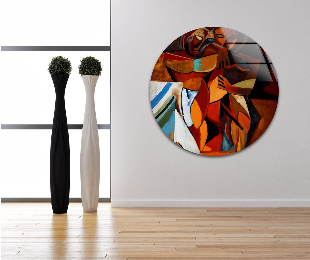 Pablo Picasso L'amitie Glass Wall Art