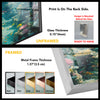 The Lost City of Atlantis Glass Wall Art, print on glass, glass printed photos