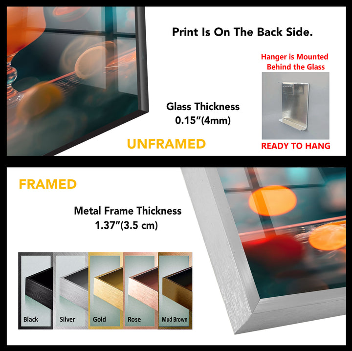 Cocktail Tempered Glass Wall Art - MyPhotoStation