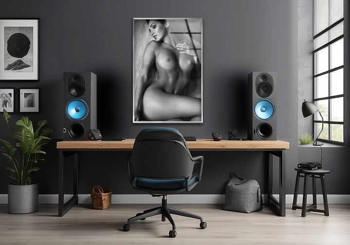 Naked art featuring sensual erotic paintings and sexy artistic flair
