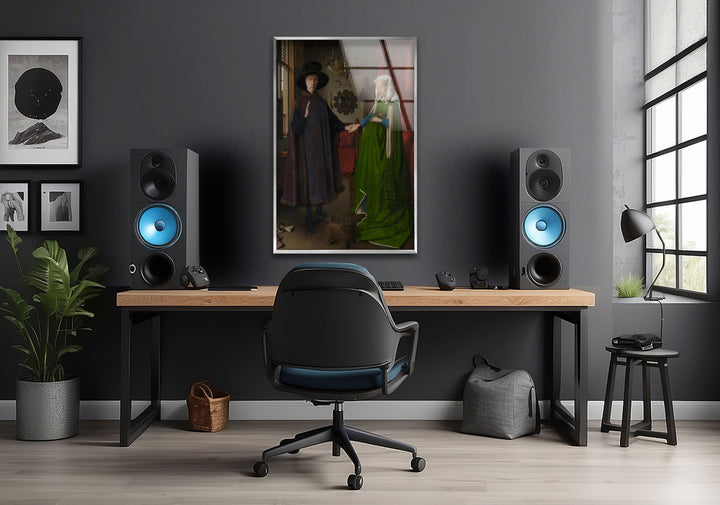 The Arnolfini Portrait Jan van Eyck Glass Wall Art glass photo prints, glass picture prints
