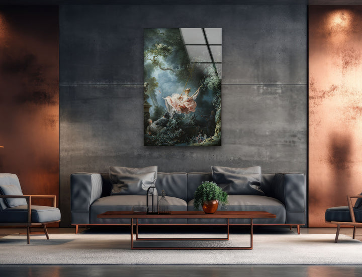 The Swing Jean-Honoré Fragonard Glass Wall Art large glass photo prints, glass wall photos
