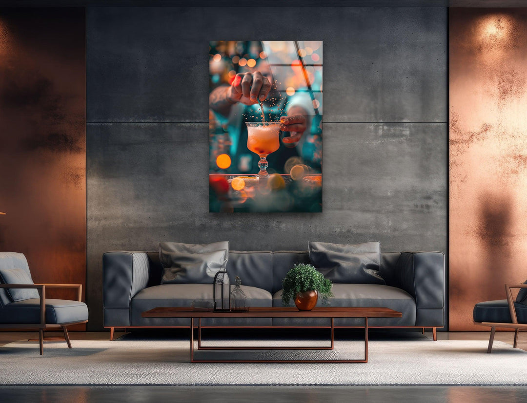 Cocktail Tempered Glass Wall Art - MyPhotoStation