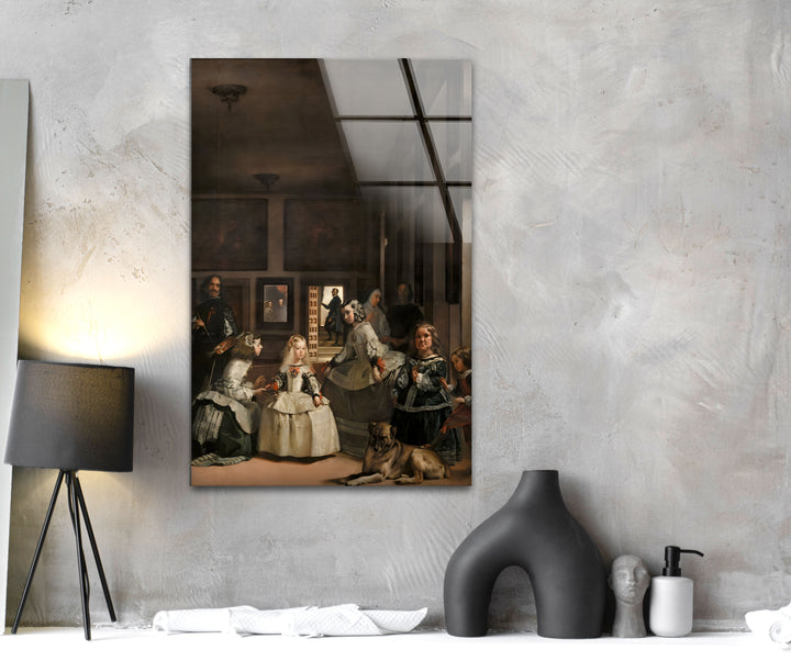 Las Meninas Diego Velázquez Glass Wall Art large glass photo prints, glass wall photos
