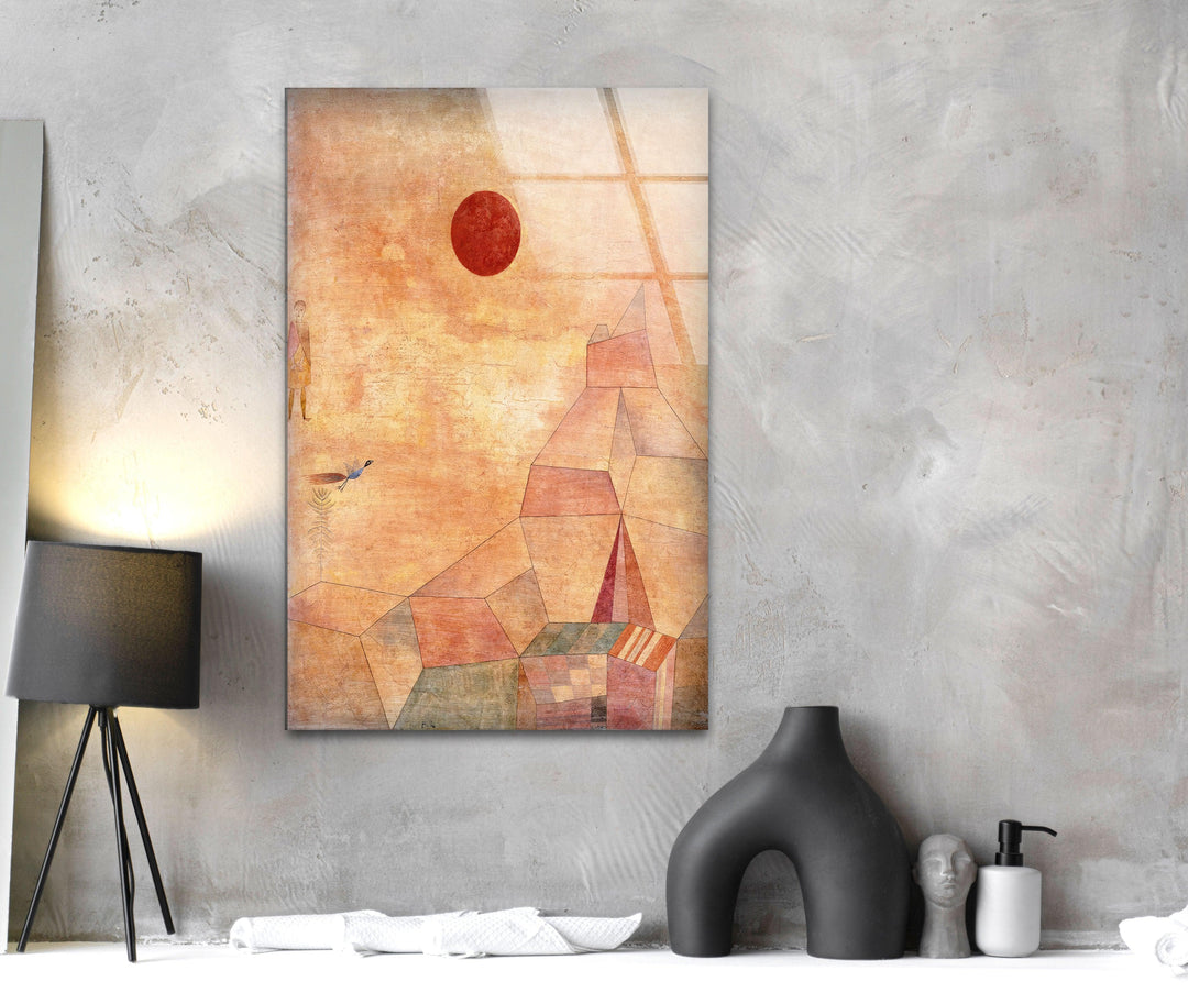 Märchen Paul Klee Glass Wall Art custom glass photo prints, large glass prints
