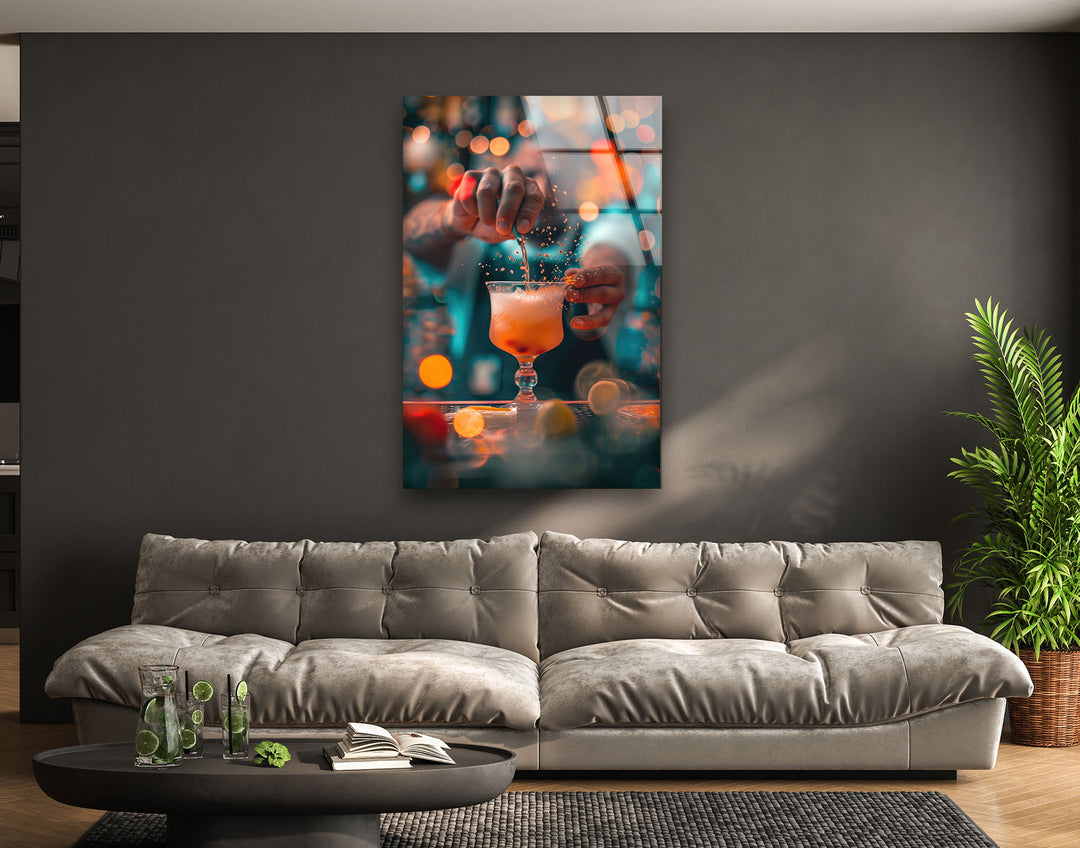 Cocktail Tempered Glass Wall Art - MyPhotoStation