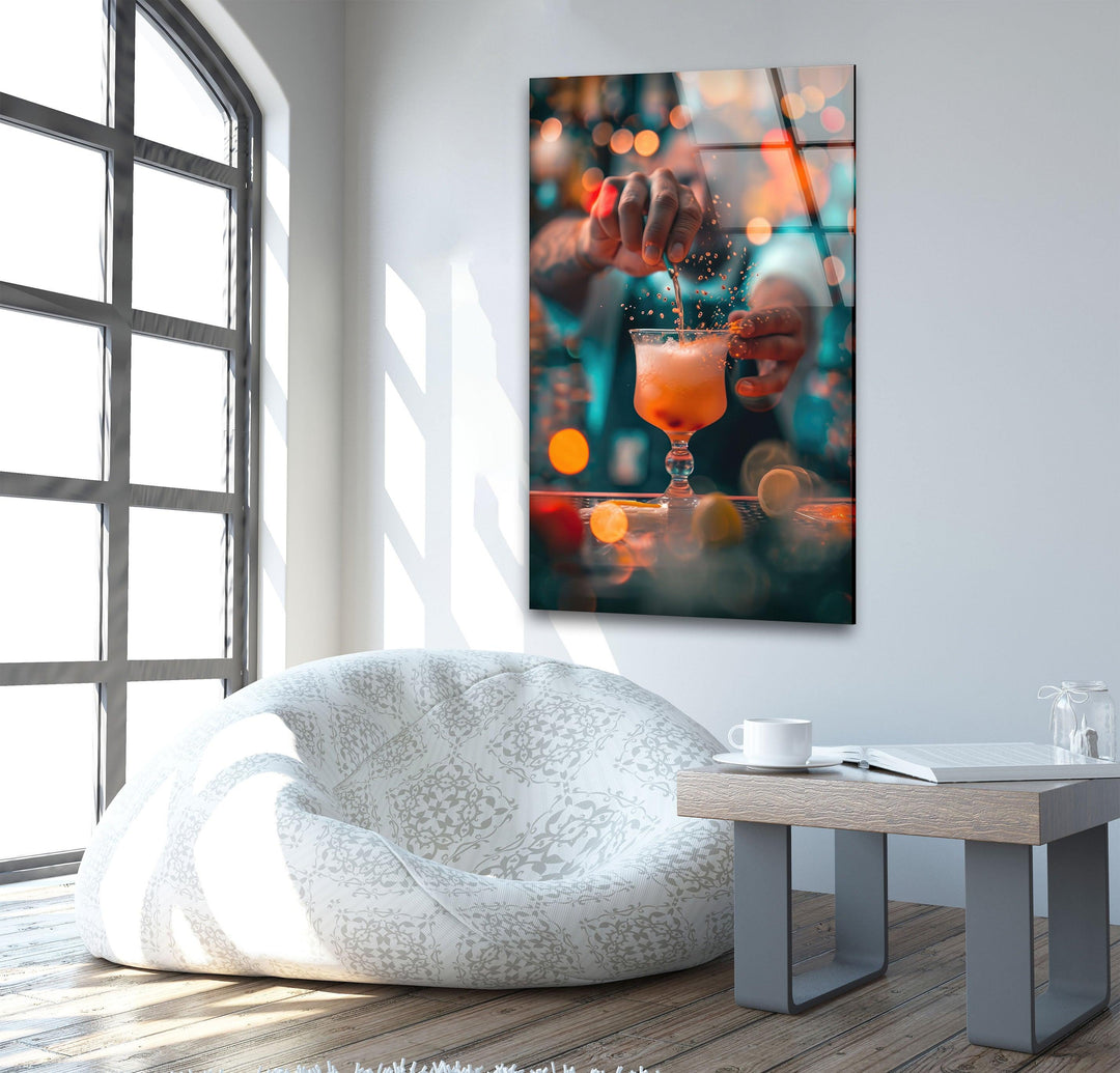 Cocktail Tempered Glass Wall Art - MyPhotoStation