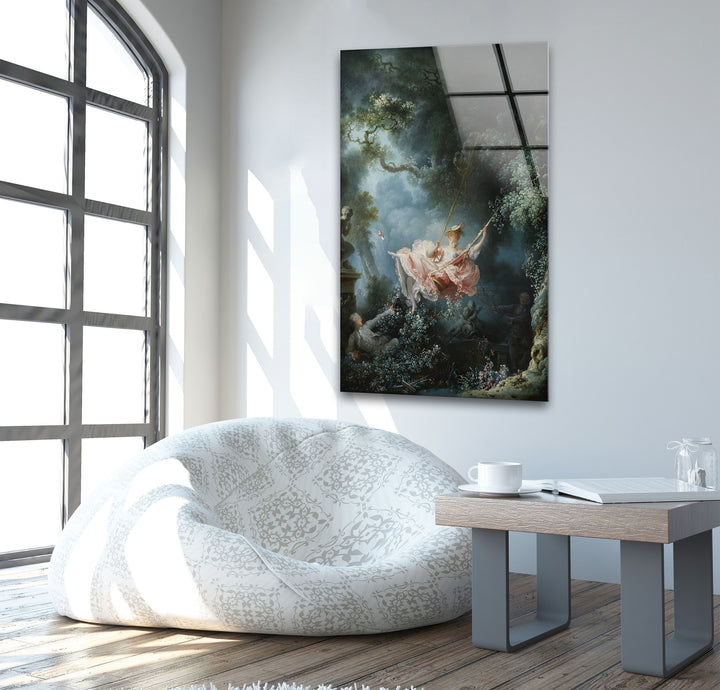 The Swing Jean-Honoré Fragonard Glass Wall Art Glass Printing Wall Art, Print photos on glass
