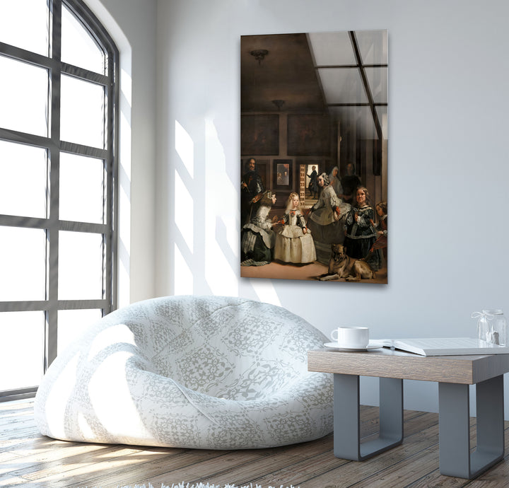 Las Meninas Diego Velázquez Glass Wall Art picture on glass wall art, photos printed on glass
