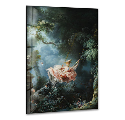 The Swing Jean-Honoré Fragonard Glass Wall Art glass art painting, glass art for the Wall
