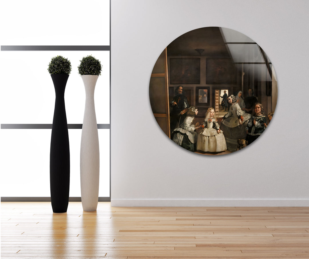 Las Meninas Diego Velázquez Glass Wall Art print on glass, glass printed photos
