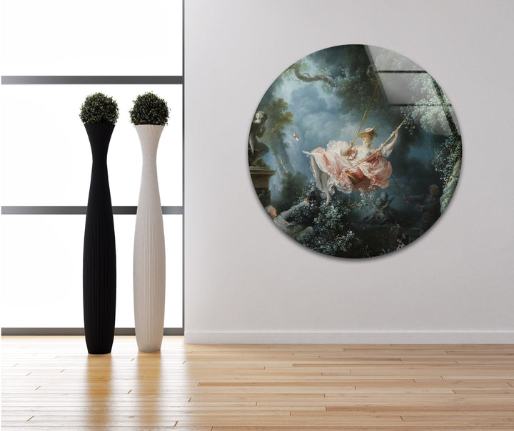 The Swing Jean-Honoré Fragonard Glass Wall Art glass photo prints, glass picture prints
