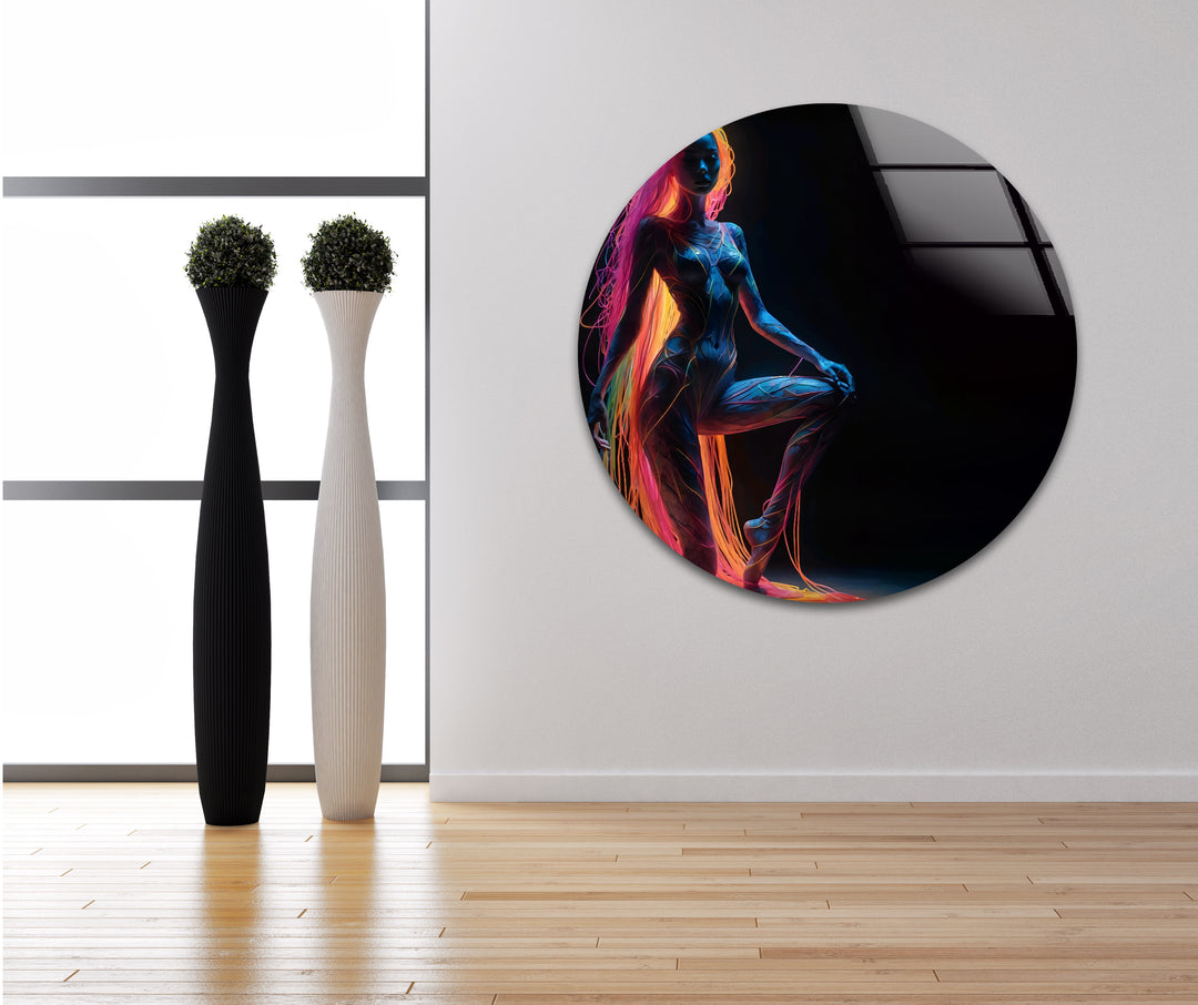 Striking pornographic art and sexy drawings reimagined for glass decor
