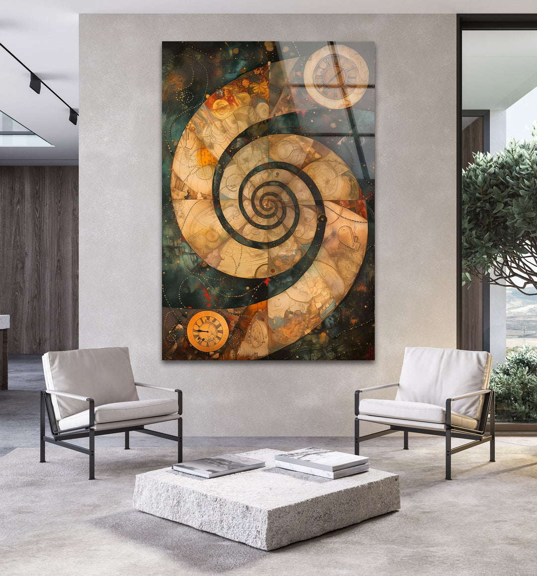 Metaphysical Painting Glass Wall Art