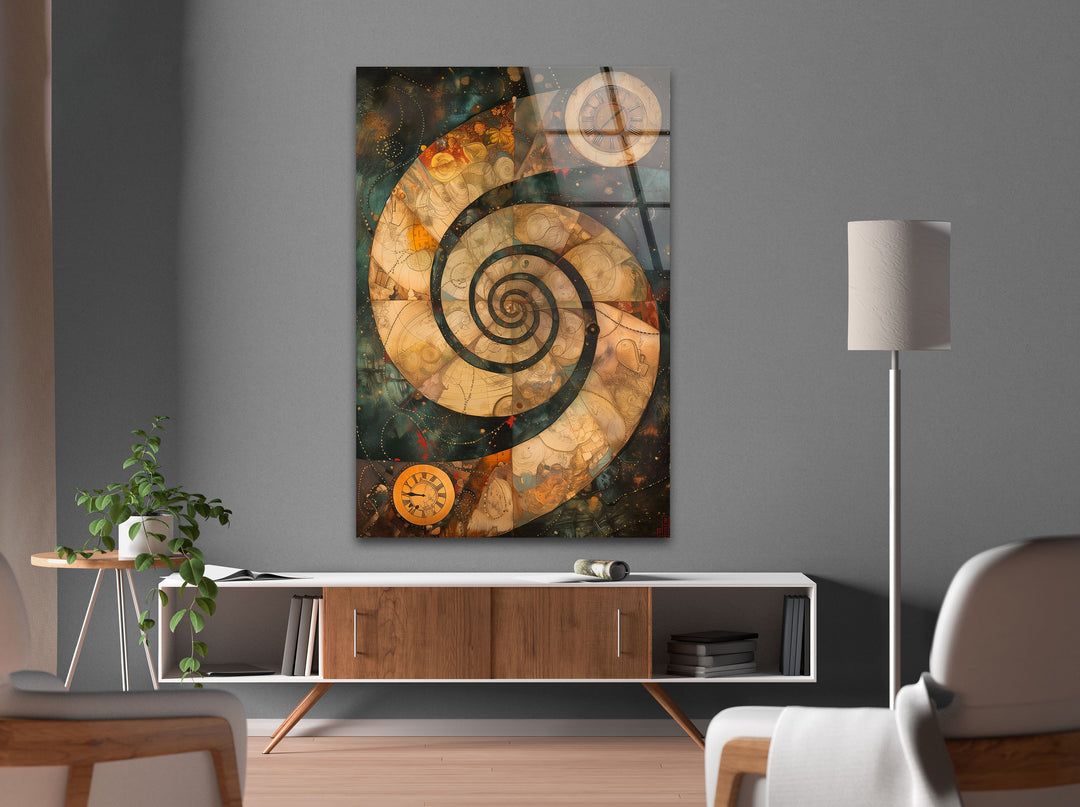 Metaphysical Painting Glass Wall Art