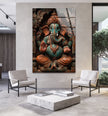 Hindu Buddha Glass Art Painting Collections
