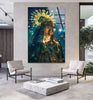 Virgin Mary Blessed Mother Glass Wall Artwork | Custom Glass Photos