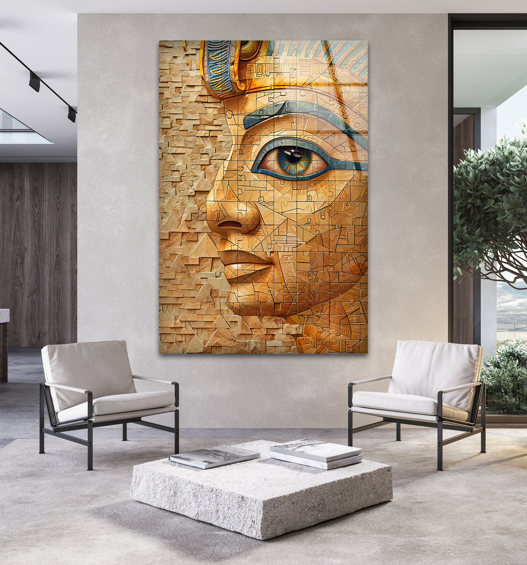 Pharaoh Tempered Glass Wall Art - MyPhotoStation