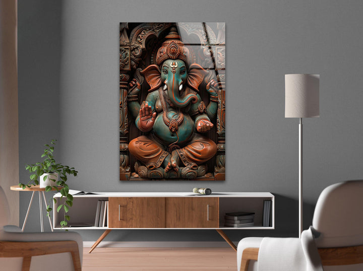 Hindu Buddha Picture on Glass Collections