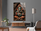 Hindu Buddha Picture on Glass Collections