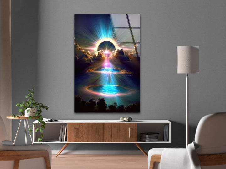 Fantasy Sky Glass Wall Art, glass photo prints, glass picture prints