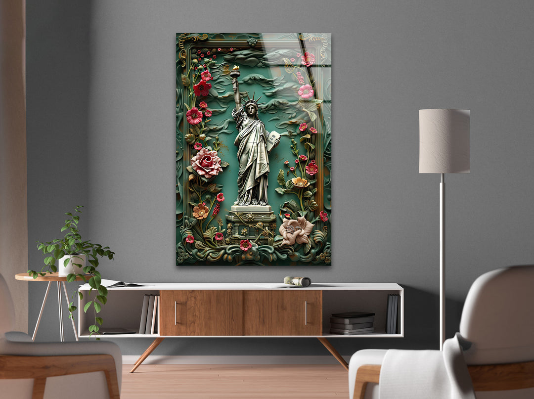 Statue of Liberty Cool Art Prints & Glass Wall Pictures