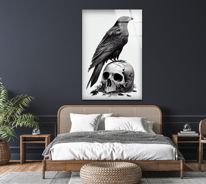 The Crow Cool Wall Art & Glass Wall Decor