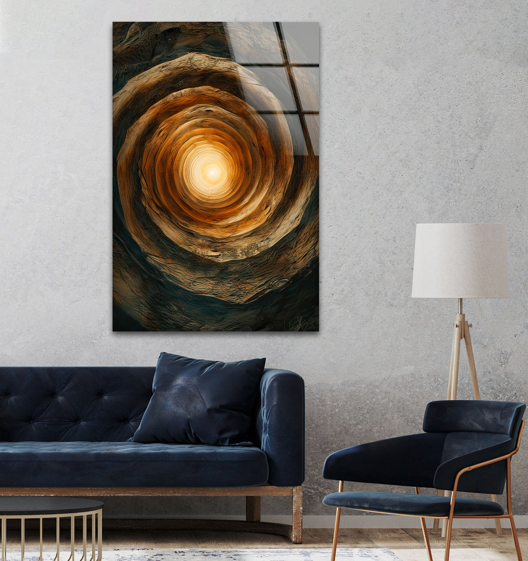 Vortex Glass Wall Artwork & Cool Art Prints