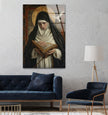 Teresa in Praying Glass Wall Pictures | Artistic Wall Decor