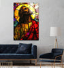 Colorful Portrait Of Jesus Stained Glass Art Creations